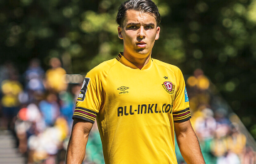 Беларус Жан Шчарбакоўскі забіў цуда-гол за берлінскае «Дынама»